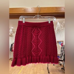 Milly sweater mini skirt